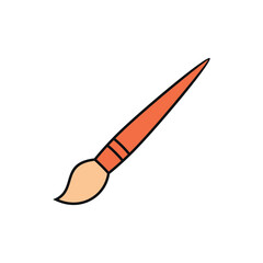 Paint Brush Icon Vector Template