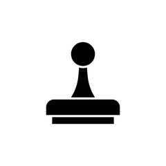 Rubber Stamp Icon Vector Template