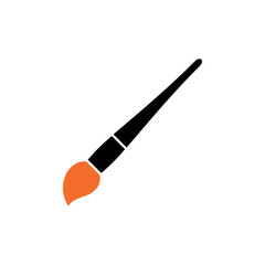 Paint Brush Icon Vector Template
