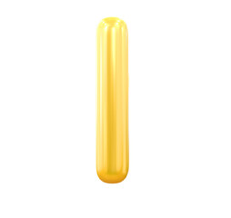 Letter I Gold Balloon 