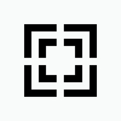 Arrows Spread Icon. Expansion Symbol - Vector. 