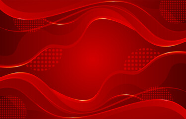 abstract red wave background