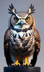 Fototapeta premium eagle owl