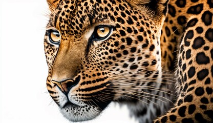 Fototapeta na wymiar Leopard portrait generative Ai