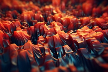 3D abstract background, Generative Ai