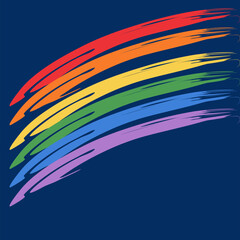 Pride month rainbow background vector 2023060514