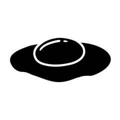 Eggs icon vector. fried eggs illustration sign. food symbol. chicken logo.