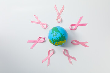 World Cancer day, concept of female cancer