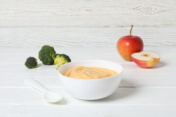 Concept of baby food and baby nutrition