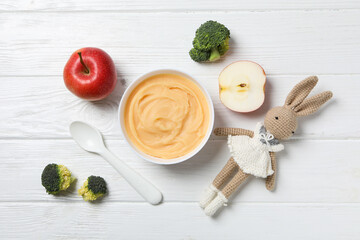 Concept of baby food and baby nutrition