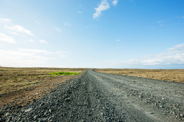 ヨーロッパの砂利道