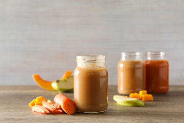 Concept of baby food and baby nutrition