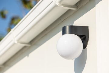 Outdoor lighting lamp downlight wall mount modern dome ball design for office building.