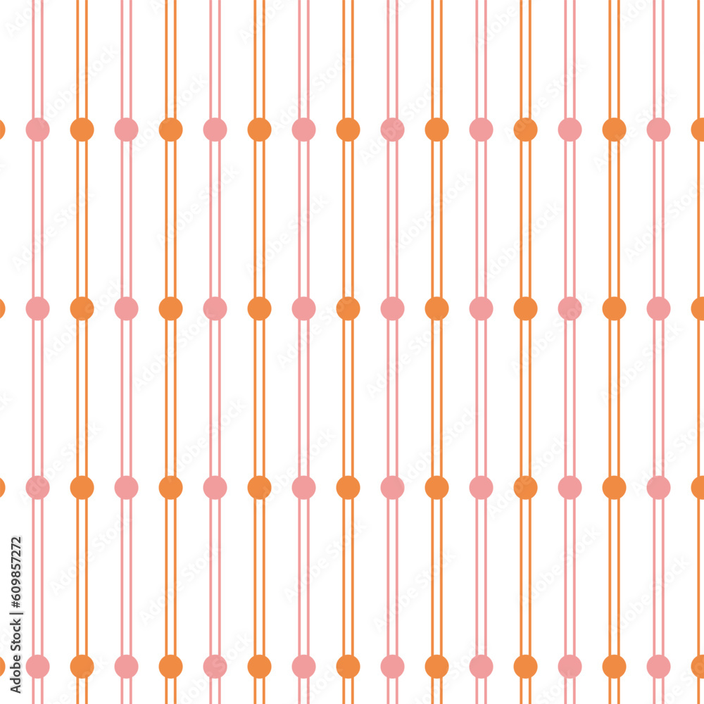Poster abstract diagonal double line and dot pattern.