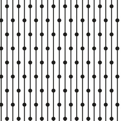 abstract black vertical line and dot pattern.