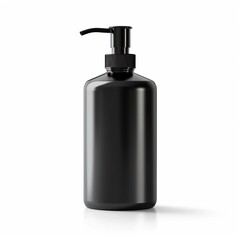 Portrait cosmetic bottle pump isolated on white AI Generative