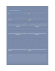 Goal Planner. 
