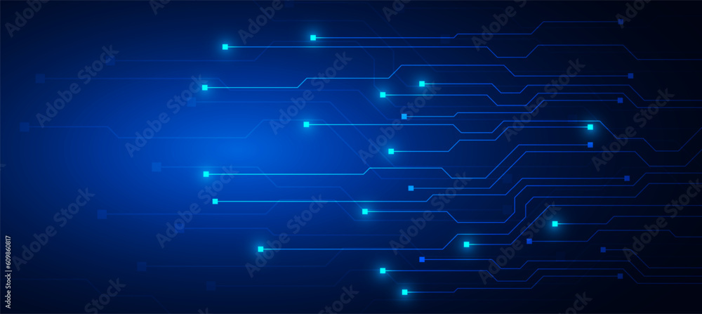 Aufkleber technology background with hi-tech digital data