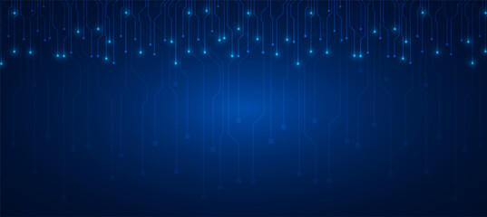 technology background with hi-tech digital data