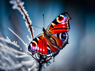 winter butterfly