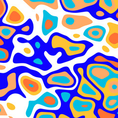 COLORFUL ABSTRACT PAPER CUT FOR WALLPAPER BACKGROUND. COVER DESIGN. VECTOR ILUSTRATION