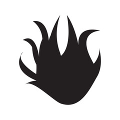  FIRE icon design template vector