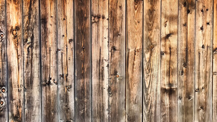 Fence made of wooden slats as a Location, Background, texture, copy of space, frame. Abstract natural graphic resource