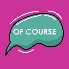 Special cute colorful speech bubbles