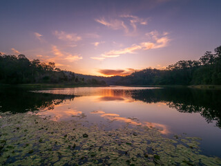 Fototapeta na wymiar Sunset by the Lake