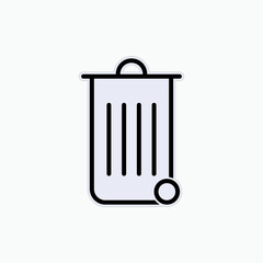 Delete Icon. Clean Symbol - Vector.     
