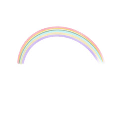 pastel rainbow png with transparent background