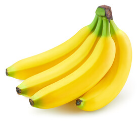 Bunch of bananas isolated