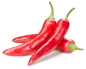 chili pepper isolated on white