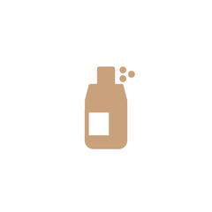 Care Hair Spray Solid Icon