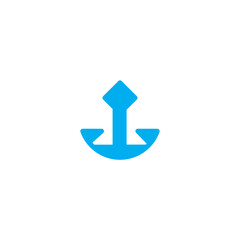 Sea Anchor Beach Solid Icon