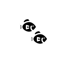 Beach Fishses Sea Solid Icon