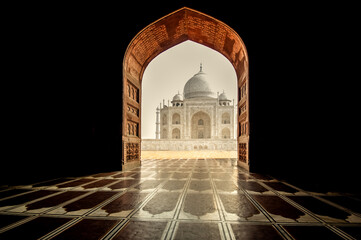 Taj Mahal, mausoleum complex in Agra, western Uttar Pradesh state, northern India.