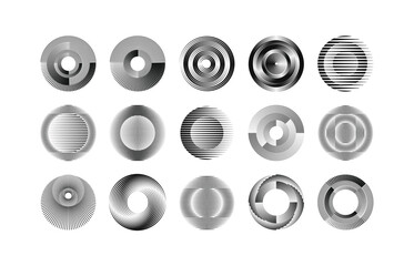 Design spiral line drawing backdrop. Abstract monochrome background. Vector-art illustration. No gradient, Trendy design element for the frame, round logo, sign, symbol, web, prints, and posters