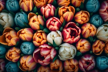 Fototapeta na wymiar Tulips wallpaper