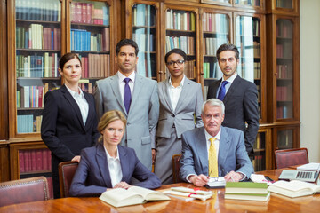 Lawyers together in chambers 