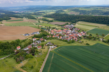 Fototapeta premium The Village of Rittmannshausen in North Hesse