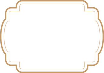 Vintage label frames, decorative vintage borders, logo design frame.