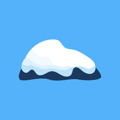 vector simple snow hat illustration eps file