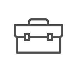 Business people related icon outline and linear vector.