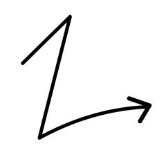 Abstract Line Arrow