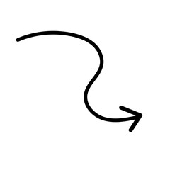 Abstract Line Arrow