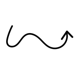 Abstract Line Arrow