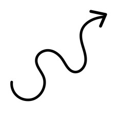 Abstract Line Arrow