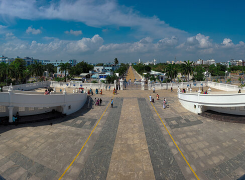 View of the velankanni church port