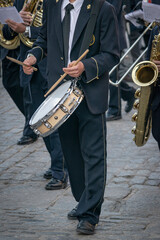 Fototapeta na wymiar Banda de música: tambor